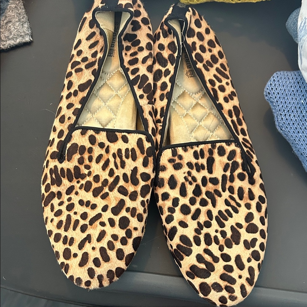 Birdies Leopard Print Flats